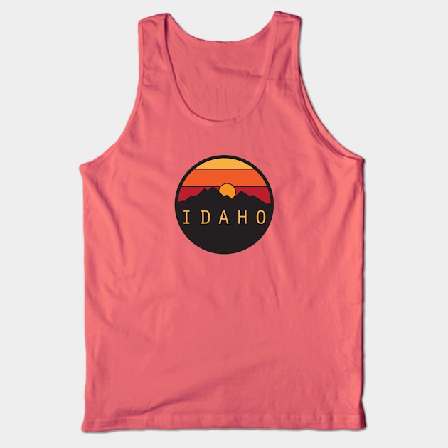 Idaho Sunset Tank Top by GrumpyDog